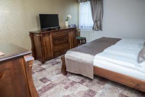 Postel nebo postele na pokoji v ubytování Villa Žerotín Penzion Bed & Breakfast