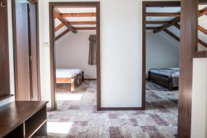 Postel nebo postele na pokoji v ubytování Villa Žerotín Penzion Bed & Breakfast