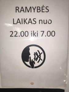 Certifikát, hodnocení, plakát nebo jiný dokument vystavený v ubytování Palūšės Kempingas (nameliai)