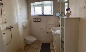 Koupelna v ubytování Motel Geyti