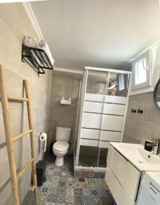 Koupelna v ubytování Casa Porto