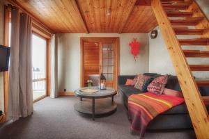 Гостиная зона в Hotell Fjällgården Ski-In Ski-Out