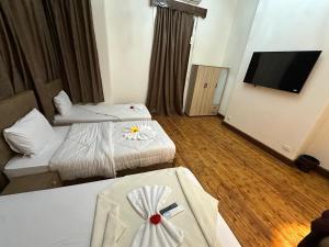 Postel nebo postele na pokoji v ubytování Bab el khair Hostel
