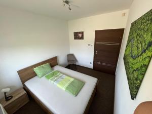 Postel nebo postele na pokoji v ubytování Exkluzív Apartman Debrecen