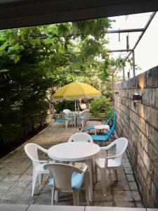 Zahrada ubytování R&A Apartmani Bečići