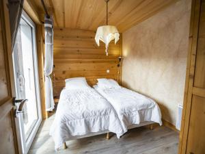 Katil atau katil-katil dalam bilik di Chalet 5 pièces pour 7 pers à Châtel, animaux admis - FR-1-676-223