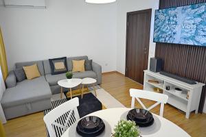TV/trung tâm giải trí tại Hrebet House