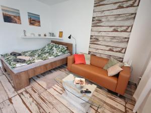 Posedenie v ubytovaní Cozy apartment in the heart of Kecskemet