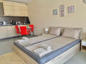 A kitchen or kitchenette at Apartments in complex ATIA RESORT