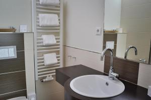 Koupelna v ubytování Hotel Drei Linden