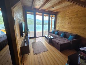 TV a/nebo společenská místnost v ubytování Villas Mlecika and Zvoncic- Jezero Lake Perucac + 24 fotografií