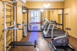 Fitness centrum a/nebo fitness zařízení v ubytování Hotel Atlas Deluxe