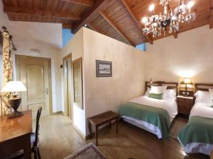 Posteľ alebo postele v izbe v ubytovaní Casa Rural La Majada de Peñacorada