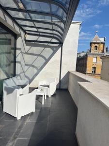 Balkón alebo terasa v ubytovaní City Center Penthouse