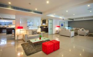 Posezení v ubytování Amorgos Boutique Hotel