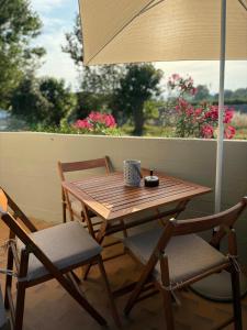 Balkón nebo terasa v ubytování Brev Guest House