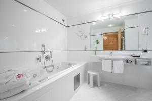 Koupelna v ubytování Hotel Antines