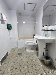Koupelna v ubytování Sorak Hostel