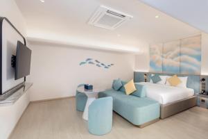 TV a/nebo společenská místnost v ubytování Cloudotel Walking Street Pattaya