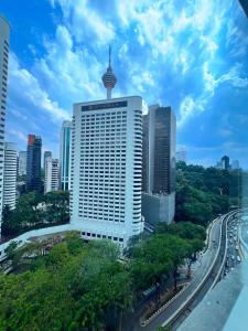 吉隆坡景观或在酒店看到的城市景观