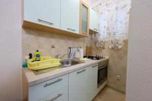 Kuchyň nebo kuchyňský kout v ubytování Apartments Avdić