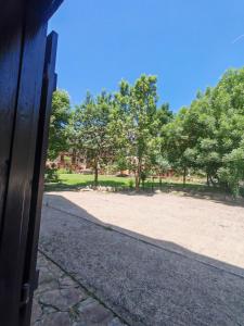 a view from a door of a field of trees at Tu refugio cómodo y con piscina - Herbasabina 2 in Pla de l'Ermita