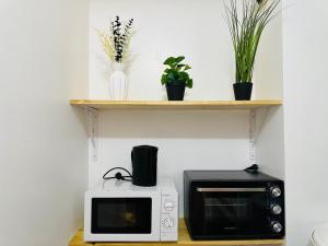 Η κουζίνα ή μικρή κουζίνα στο Appartement de la Gare +9 φωτογραφίες