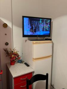 TV a/nebo společenská místnost v ubytování Do 8 osoba 3 sobe 2 terase