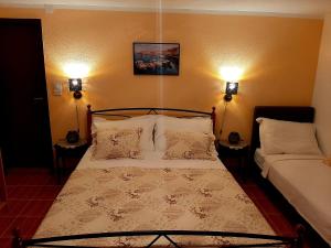 Ένα ή περισσότερα κρεβάτια σε δωμάτιο στο Lavandula Apartment