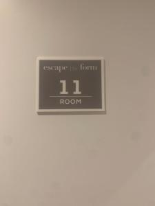 Certifikát, hodnocení, plakát nebo jiný dokument vystavený v ubytování Escape Suites
