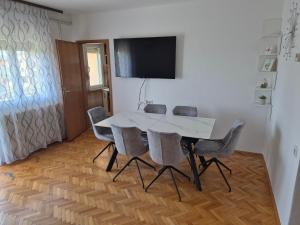 TV a/nebo společenská místnost v ubytování Apartman Martinovic
