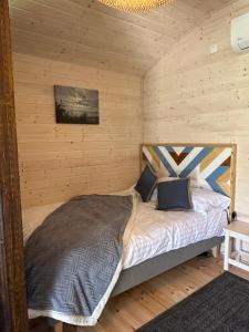 Postel nebo postele na pokoji v ubytování Teeveere Sea house