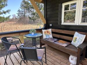Balkón nebo terasa v ubytování Teeveere Sea house