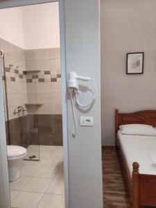 Koupelna v ubytování Duka Rooms