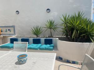 Istumisnurk majutusasutuses Terrazza Diomede Manfredi Homes&Villas