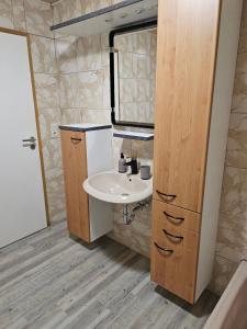 Ένα μπάνιο στο Ferienapartment Waldhaus +13 φωτογραφίες