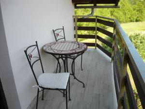 Balkón nebo terasa v ubytování Guest House Tena