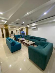 Posezení v ubytování Hotel Aman Inn