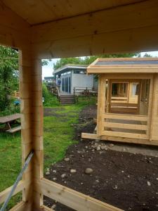 Zahrada ubytování Búdardalur glamping + 9 fotografií