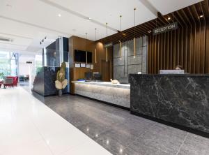 Postel nebo postele na pokoji v ubytování Ajsel Hotel