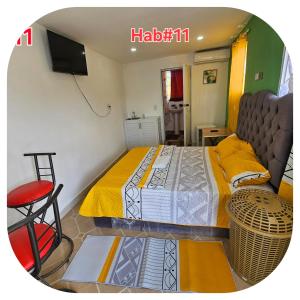 Postelja oz. postelje v sobi nastanitve Wilkan Hotel