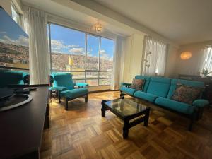 Gallery image of Apartamento con hermosa vista y soleado en Sopocachi in La Paz
