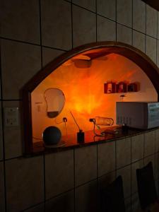 Kuhinja ili čajna kuhinja u objektu Apê confortável, com Alexa. Ótima localização