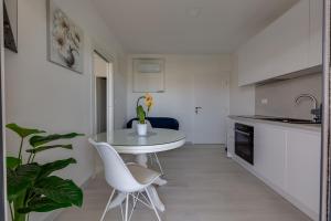Kuchyňa alebo kuchynka v ubytovaní Penthouse Apartments Dora Kukljica