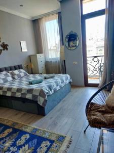 Postel nebo postele na pokoji v ubytování Romantic