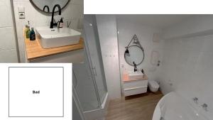 Bilik mandi di Beautiful Apartment with balcony - Good connection to Cologne centre +12 gambar