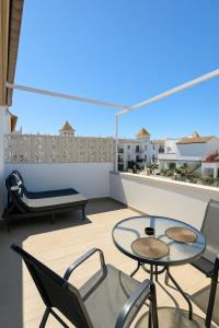 Balkón nebo terasa v ubytování Conil terraza apartamentos