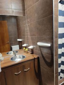 Koupelna v ubytování La Cholita Villa Tacu