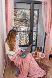 Uma varanda ou terraço em MONA Apartman Divčibare