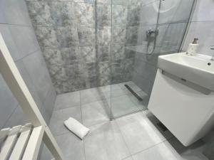 Phòng tắm tại TEA Seaside Studio